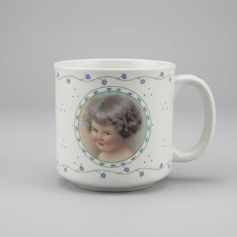 Bessie Pease Gutmann Mischief H2163 Collectable Coffee Mug 1990