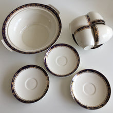 Load image into Gallery viewer, Vintage Alfred Meakin Bleu de Roi Royal Arabesque Dinner Set Replacements
