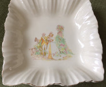 Load image into Gallery viewer, Pair of J G Meakin Ring Dishes, Rosa (Pink) and 18th Century Couple Design
