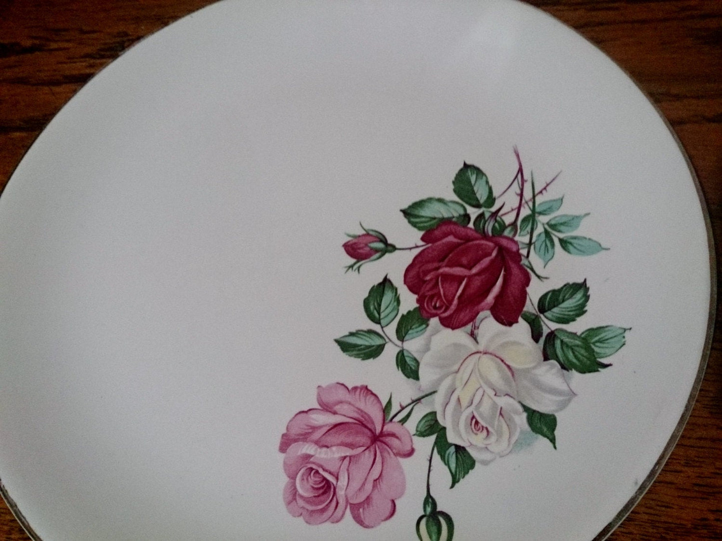 A Pair of Swinnertons Staffordshire Nestor Vellum 9" Luncheon or Salad Plates