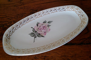 Vintage British Anchor (England) Oval Serving Plate, Tray or Platter
