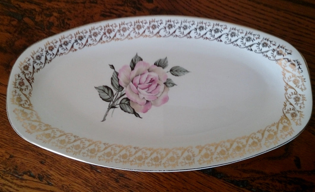 Vintage British Anchor (England) Oval Serving Plate, Tray or Platter