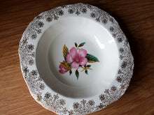 Load image into Gallery viewer, Alfred Meakin Ring/Soap/Pin Dish with Hibiscus Flower and Gold Chintz Pattern