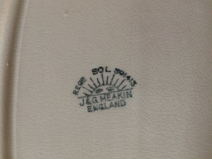 Vintage J G Meakin (England) Oval Serving Platter REG SOL