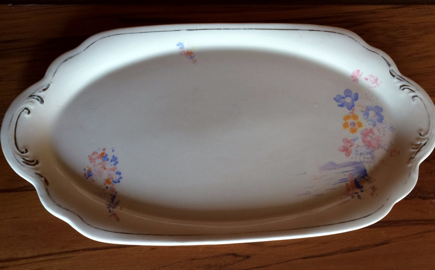 Vintage J G Meakin (England) Jacobean Ware Serving Platter