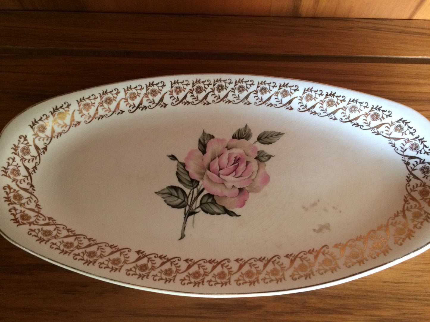 Vintage British Anchor (England) Oval Serving Plate, Tray or Platter