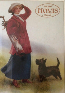 Framed Vintage Postcard Size Hovis Bread Advertising Poster. Postcard Quality Printed Poster in Gilded Wooden Frame