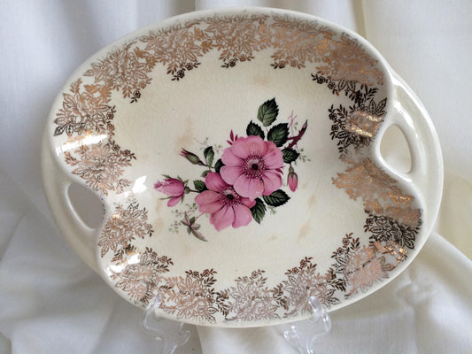 Vintage Elijah Cotton Ltd. Lord Nelson Ware Oval Serving Bowl with Handles