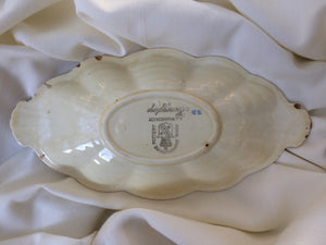 A J Wilkinson Royal Staffordshire Honeyglaze Vintage Oval Candy Bowl