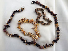 Load image into Gallery viewer, Tiger Eye Chip Necklace with Two Bracelets