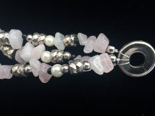 Load image into Gallery viewer, Rose Quartz Bracelet. Vintage Fashion Jewelry