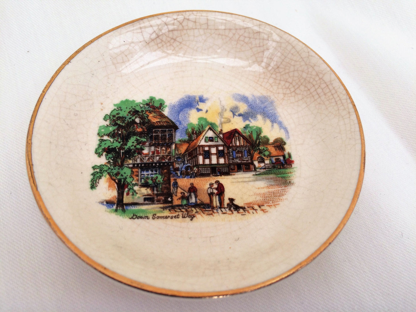 Lancaster & Sandland Ltd Hanley Staffordshire, England Small Ring Dish