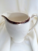 Load image into Gallery viewer, Alfred Meakin Maroon and Gold Vintage Pitcher
