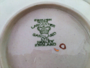 English Ware Lancaster Sandland Ltd. Hanley Seashell Shaped Floral Soap Dish