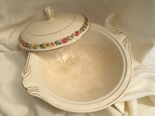 Load image into Gallery viewer, J &amp; G Meakin Vintage Ceramic Vegetable Serving Bowl with Lid