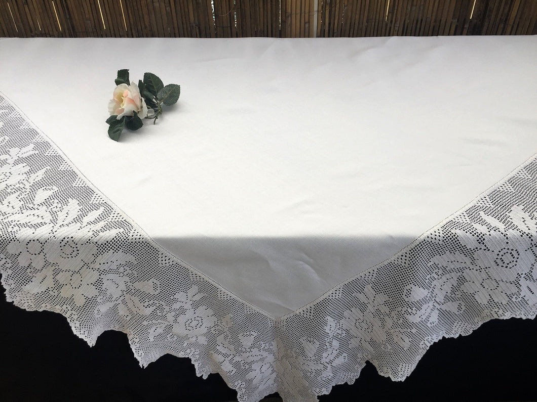 Irish lace best sale tablecloth