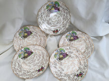 Load image into Gallery viewer, Set of 5 Vintage James Kent Lavender Lady Dessert or Side Plates