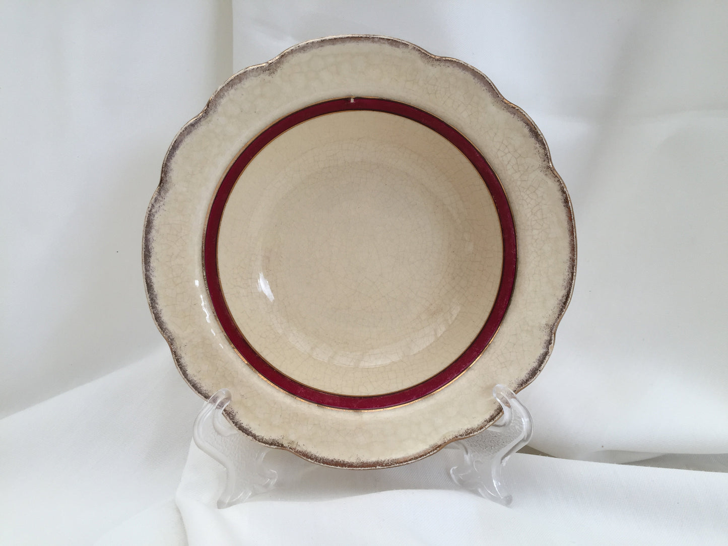 J & G Meakin Sunshine Crown MEK196 Pattern 6" Compote/Dessert Bowl