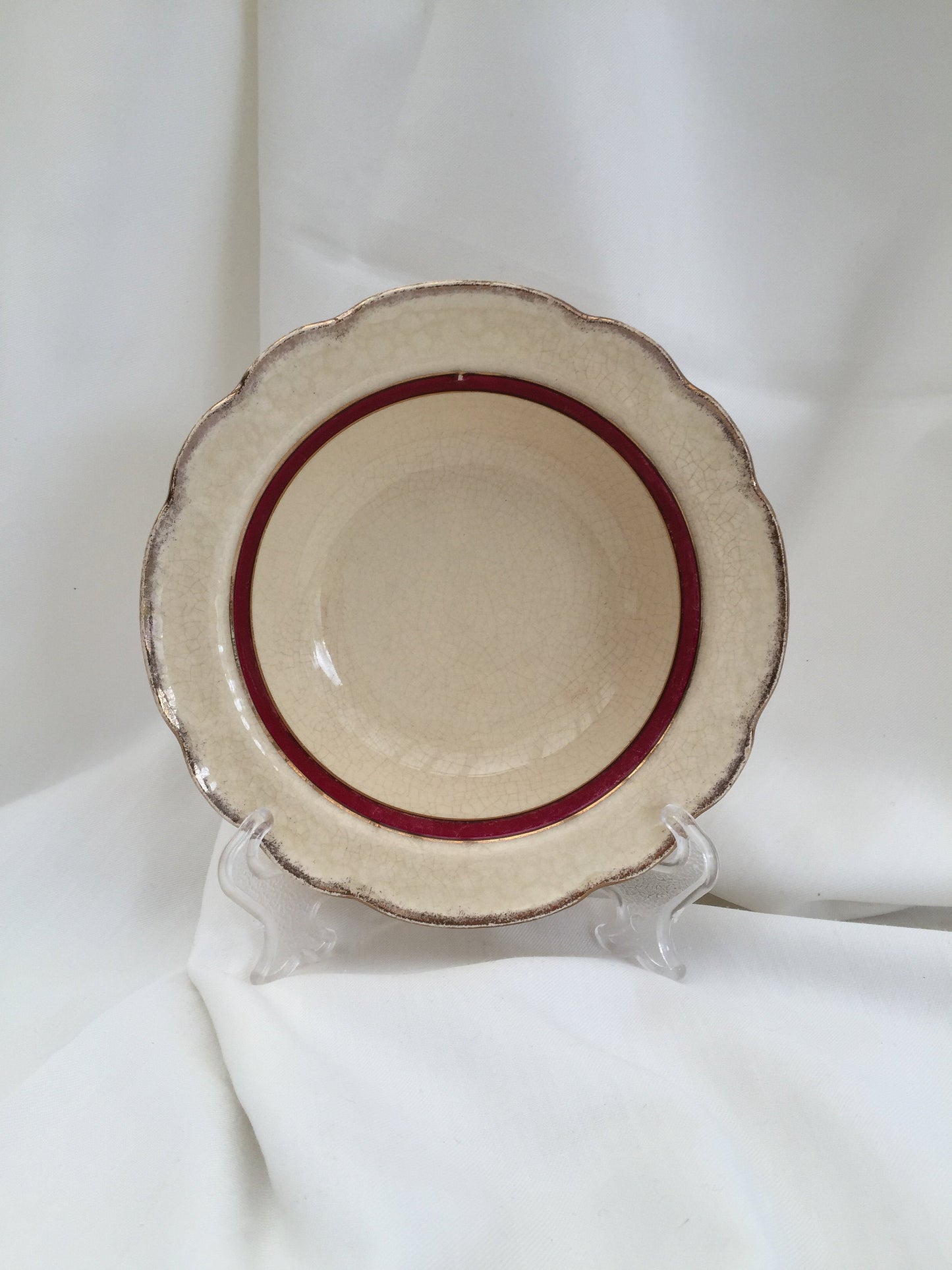 J & G Meakin Sunshine Crown MEK196 Pattern 6" Compote/Dessert Bowl