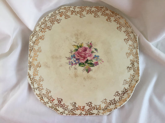 Lord Nelson Elijah Wood (England) Vintage 11" Flat Cake Plate