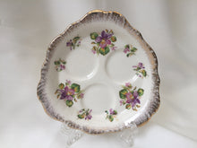 Load image into Gallery viewer, Crown Ducal Violets 5&quot; Orphan Triple Espresso Saucer 30772 Pattern