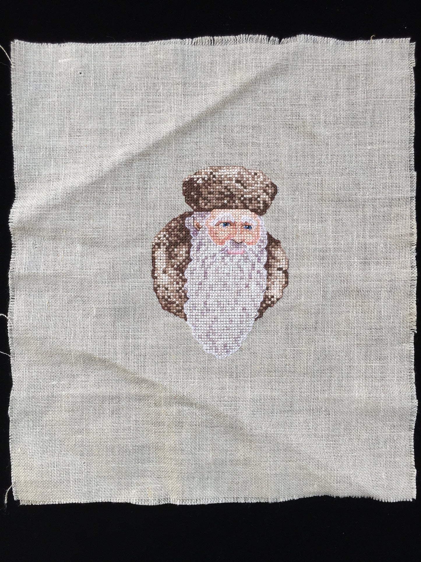 Vintage Cross Stitch Panel for Framing or Craft