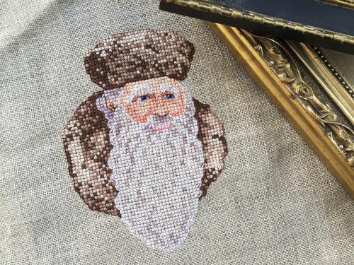 Vintage Cross Stitch Panel for Framing or Craft