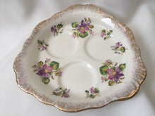 Load image into Gallery viewer, Crown Ducal Violets 5&quot; Orphan Triple Espresso Saucer 30772 Pattern