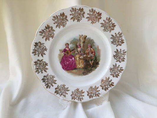 Royal Albert Fragonard Collectible 9"  Luncheon or Cake Plate
