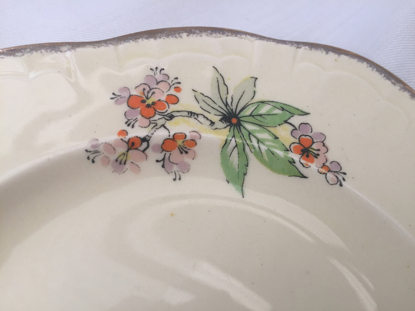 Alfred Meakin "MARQUIS Shape Marigold" Dessert or Side Plate
