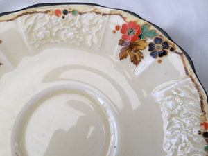 MYOTT Orphan Embossed Saucer with Autumn Leaves Pattern