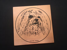 Load image into Gallery viewer, Vintage Copper &quot;Maltese Terrier&quot; Dog Portrait Retro Wall Decor