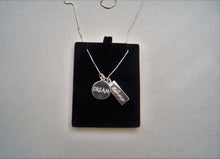 Load image into Gallery viewer, Vintage 925 Sterling Silver Necklace with Three Pendants &quot;Dream&quot; and &quot;Believe&quot; and a Small Star