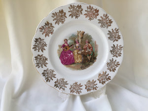 Royal Albert Fragonard Collectible 9" Square Dinner or Cake Plate