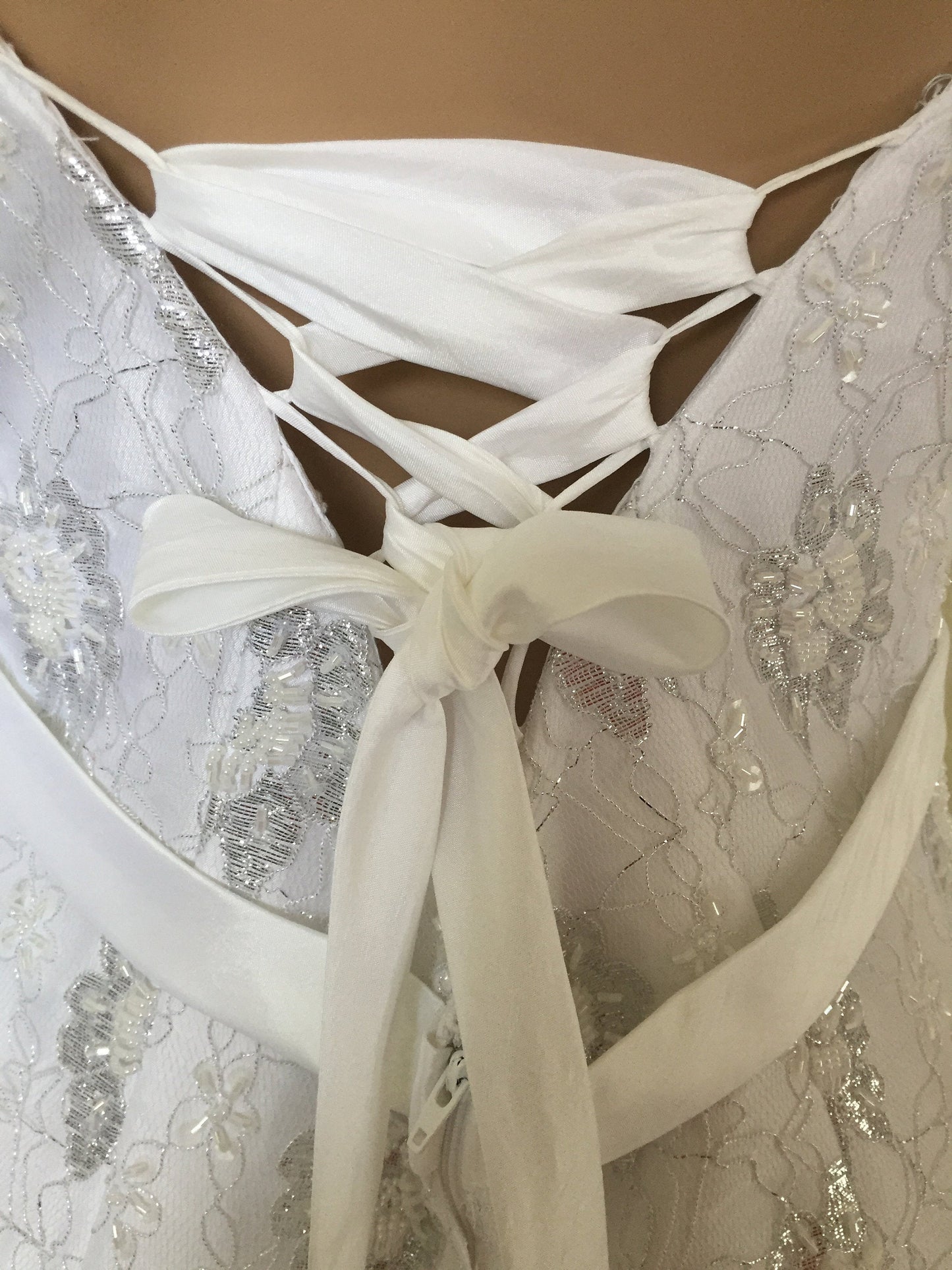 White Vintage Wedding Gown