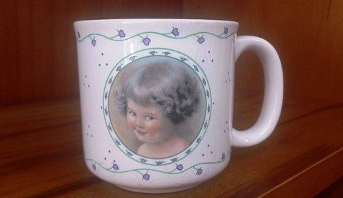 Bessie Pease Gutmann Mischief H2163 Collectable Coffee Mug 1990